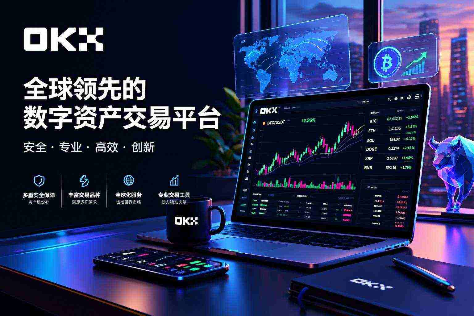ouyi  资产管理界面